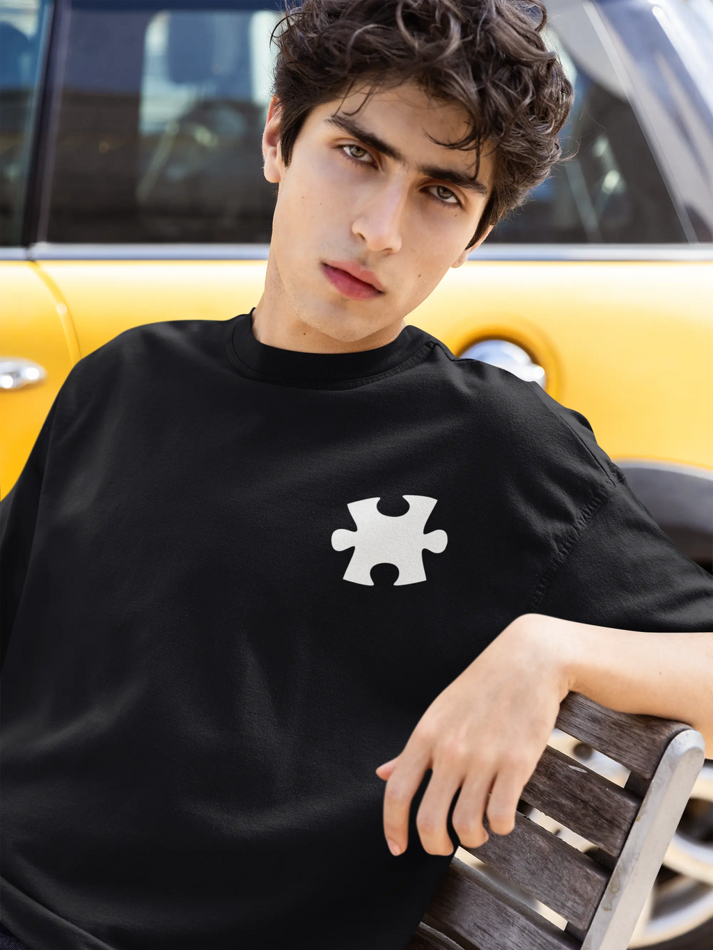 Solid T-Shirt - Black