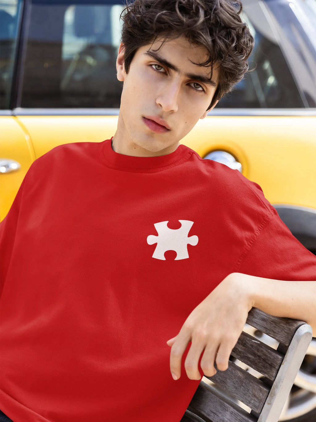Solid T-Shirt - Red