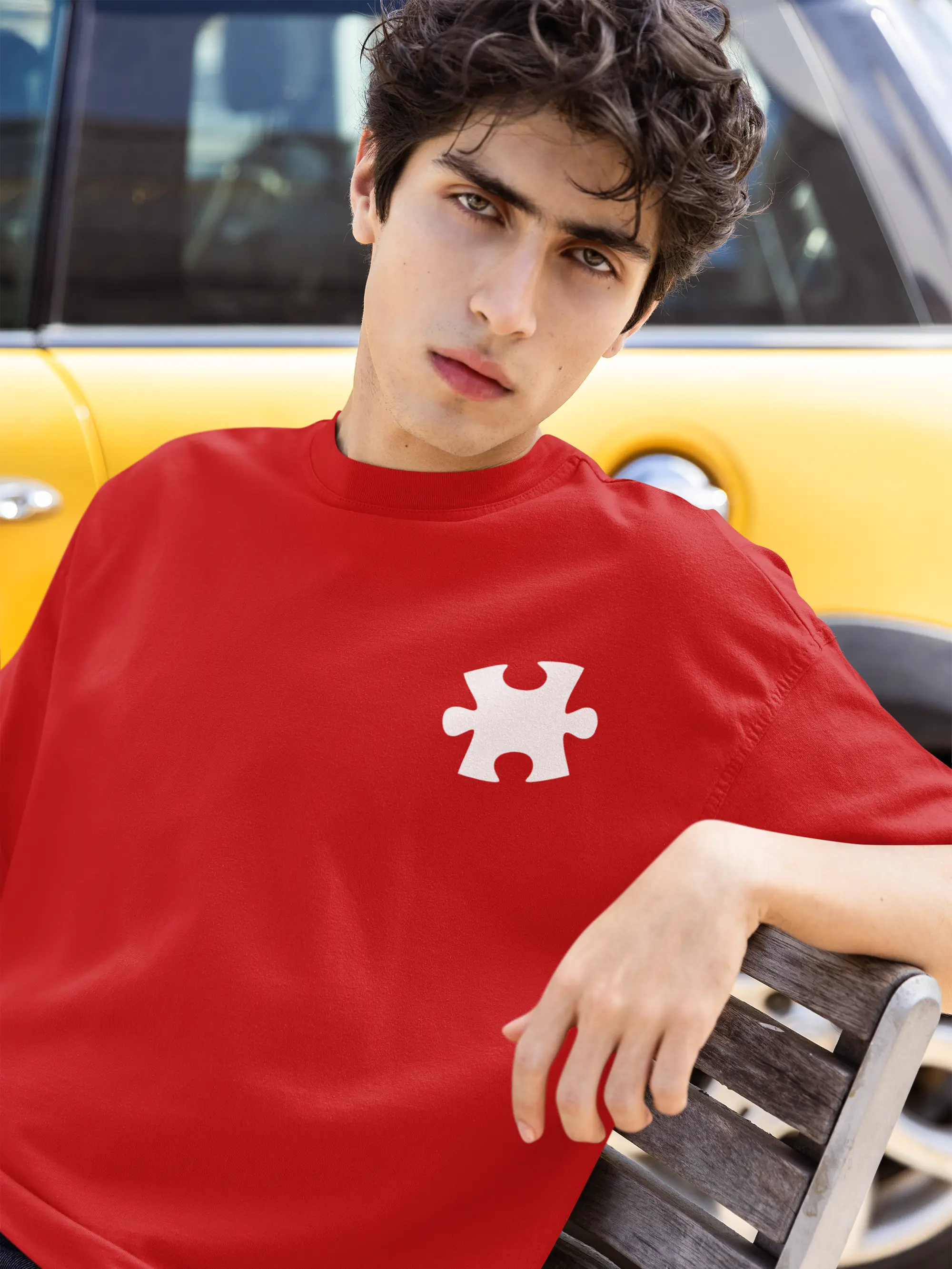 Solid T-Shirt - Red