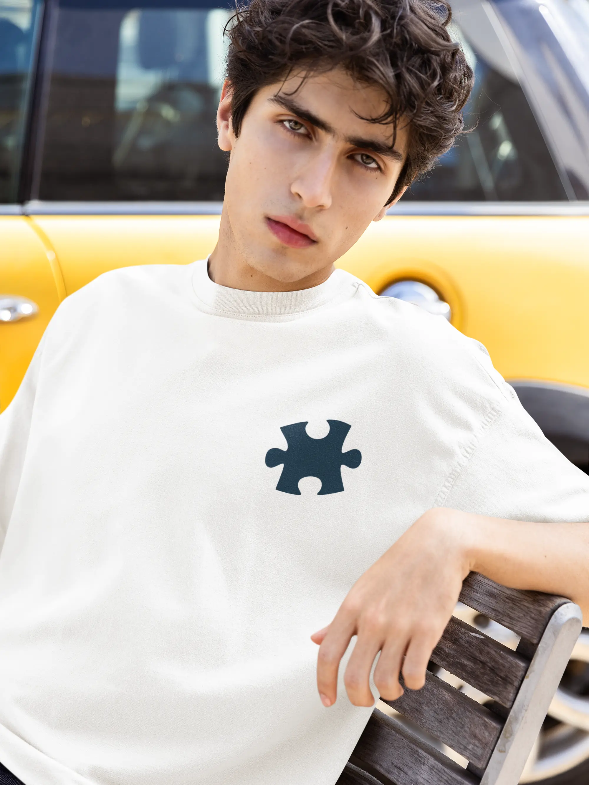 Solid T-Shirt - White