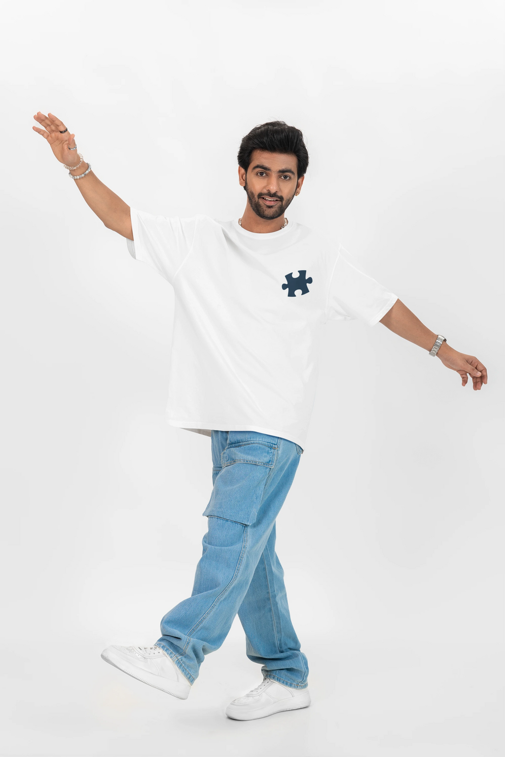 Solid T-Shirt - White
